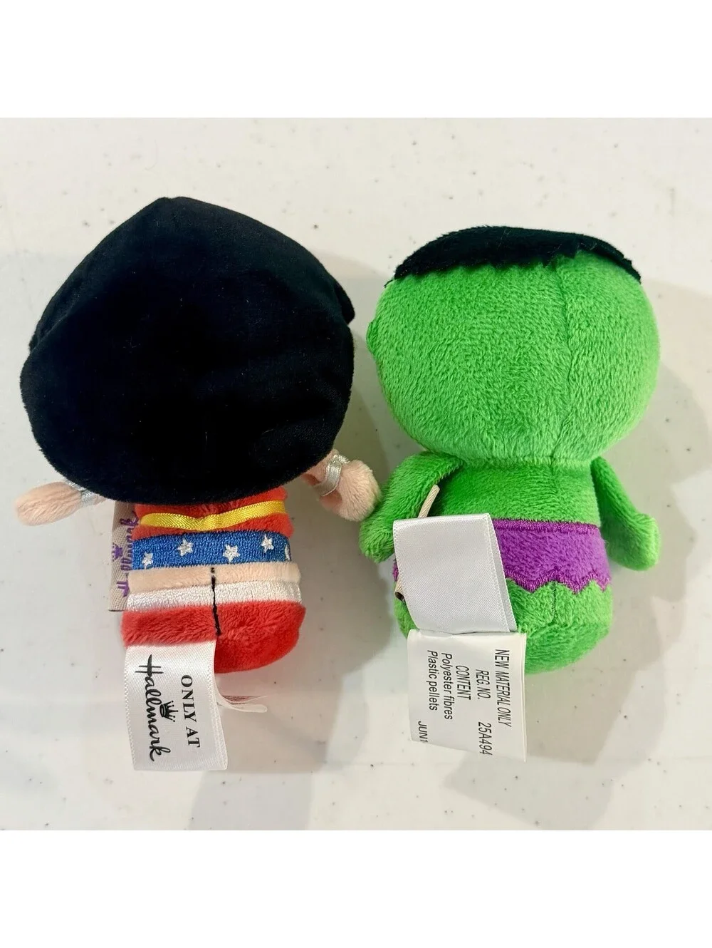 Hallmark Itty Bittys Lot Of 2 DC Comics HULK & WONDER WOMAN